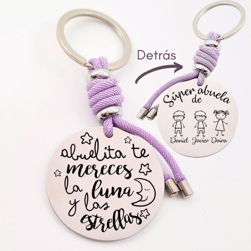 Llavero para personalizar regalos día de la madre| DCorazon