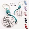 Llavero para personalizar regalos día de la madre| DCorazon