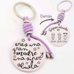 Llavero para personalizar regalos día de la madre| DCorazon