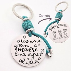 Llavero para personalizar regalos día de la madre| DCorazon