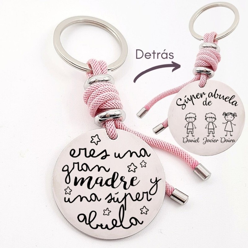 Llavero para personalizar regalos día de la madre| DCorazon