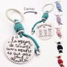 Llavero para personalizar regalos día de la madre| DCorazon