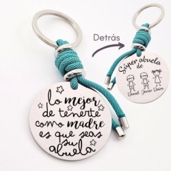 Llavero para personalizar regalos día de la madre| DCorazon