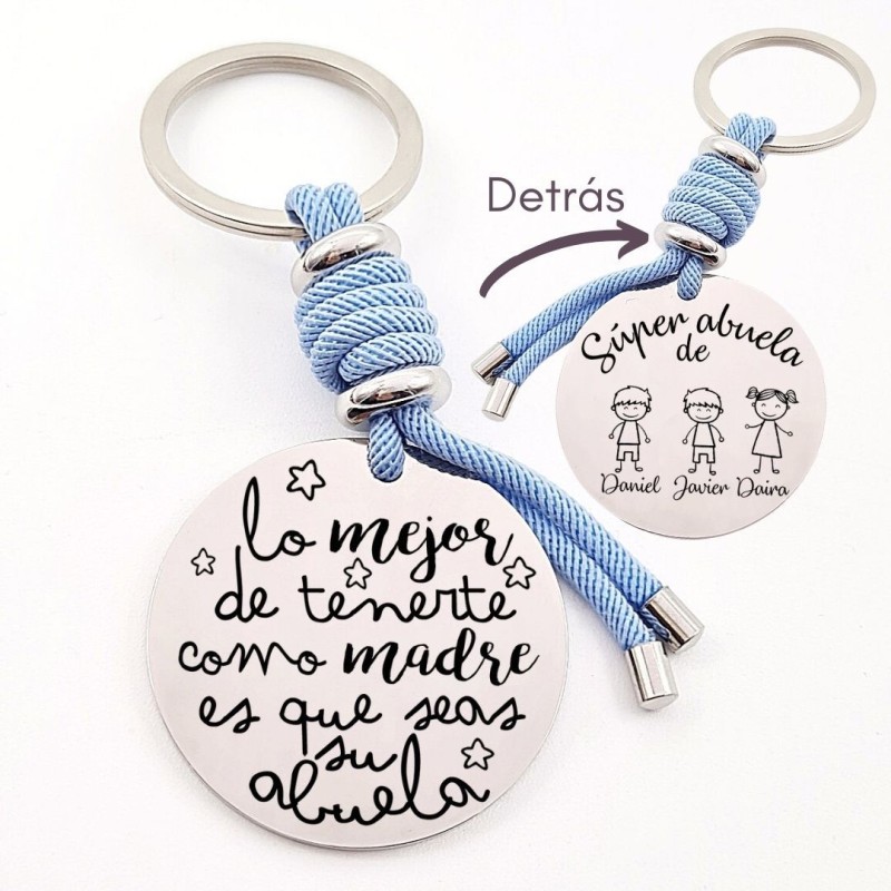 Llavero para personalizar regalos día de la madre| DCorazon