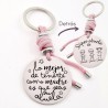 Llavero para personalizar regalos día de la madre| DCorazon