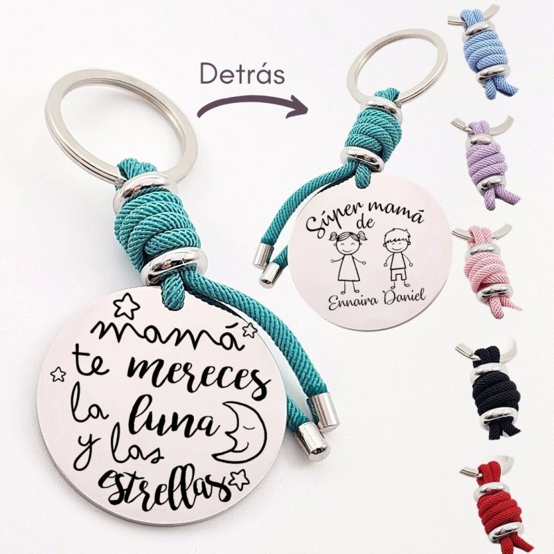 Llavero para personalizar regalos día de la madre| DCorazon