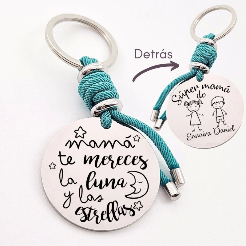 Llavero para personalizar regalos día de la madre| DCorazon