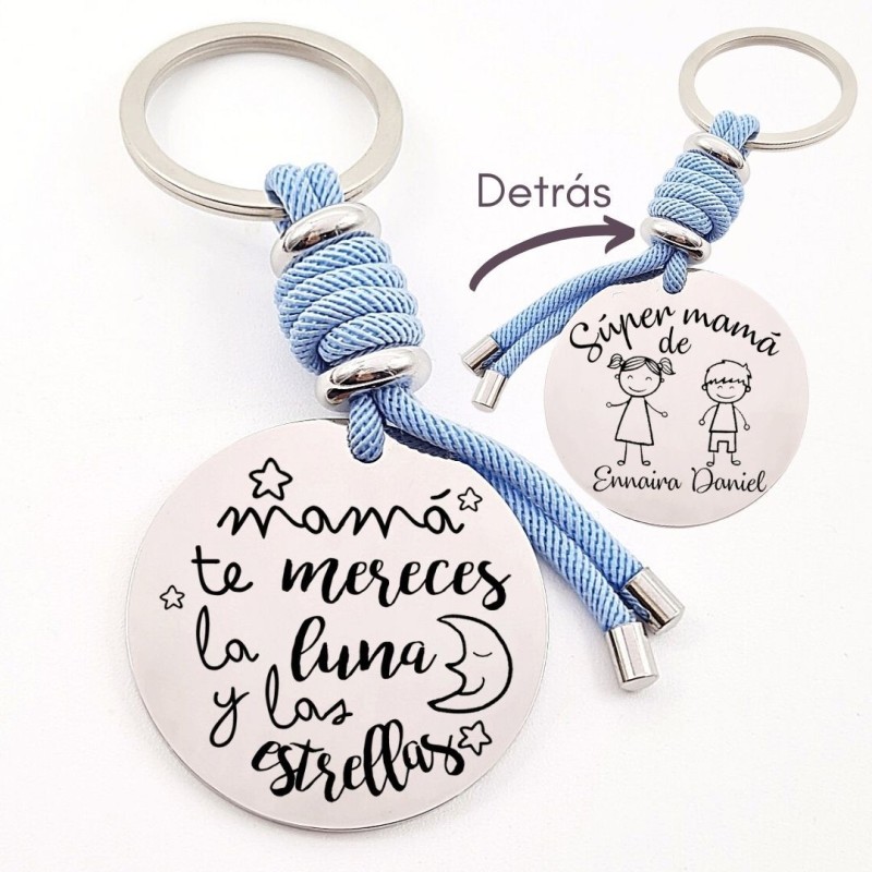 Llavero para personalizar regalos día de la madre| DCorazon
