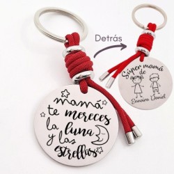 Llavero para personalizar regalos día de la madre| DCorazon
