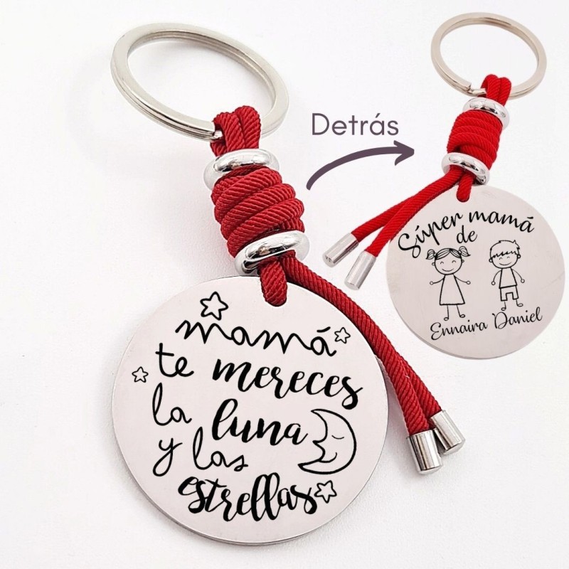 Llavero para personalizar regalos día de la madre| DCorazon