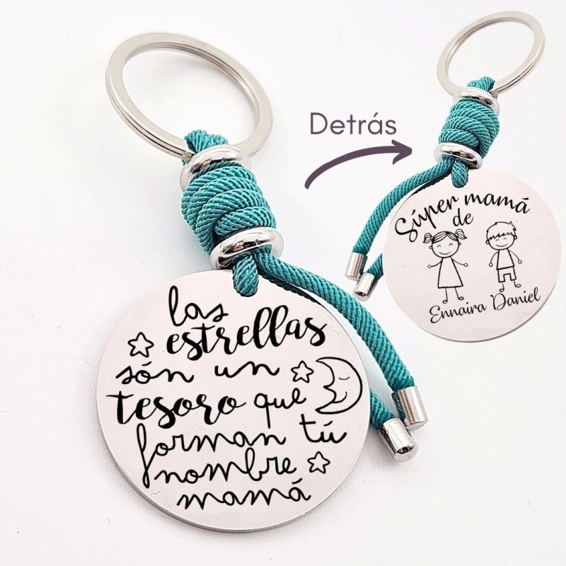 Llavero para personalizar regalos día de la madre| DCorazon