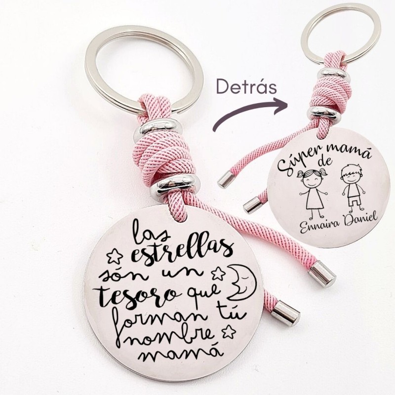 Llavero para personalizar regalos día de la madre| DCorazon