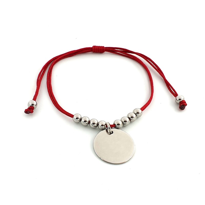 Pulsera MONA, disponible en rojo, marrón y negro, ajustable | Dcorazon