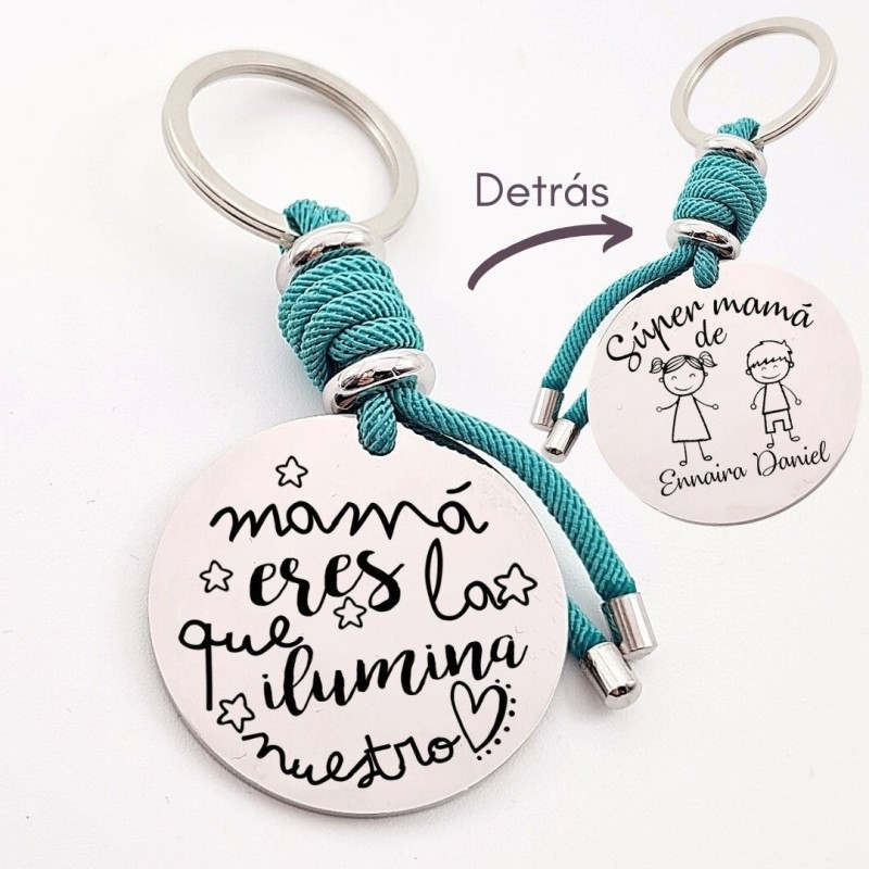 Llavero para personalizar regalos día de la madre| DCorazon