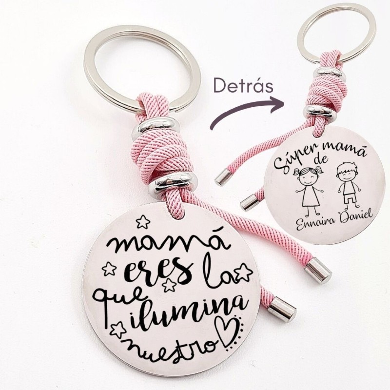 Llavero para personalizar regalos día de la madre| DCorazon