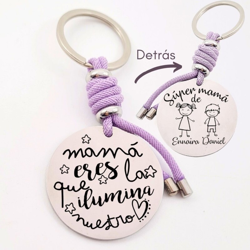 Llavero para personalizar regalos día de la madre| DCorazon