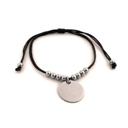 Pulsera MONA, disponible en rojo, marrón y negro, ajustable | Dcorazon