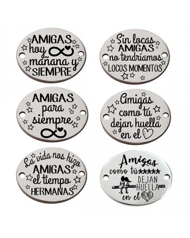 Pulsera frase de amigas | Creasentidos