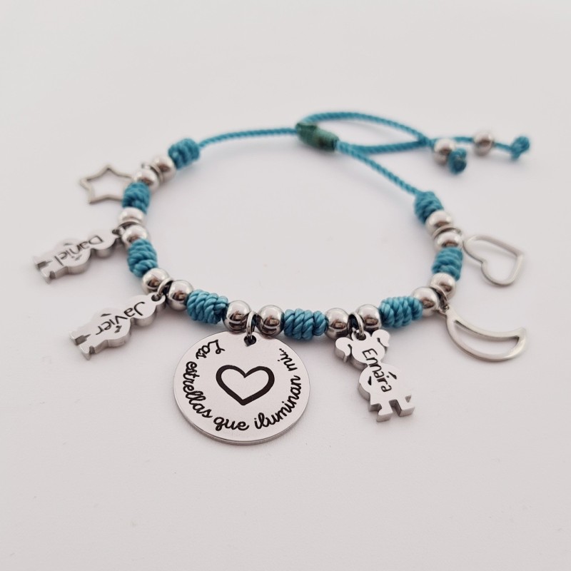 Pulsera con niños colgando | DCorazón