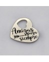 Coraz├│n para pulsera frase de amigas | Creasentidos