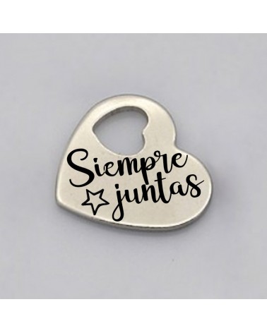 Coraz├│n para pulsera frase de amigas | Creasentidos