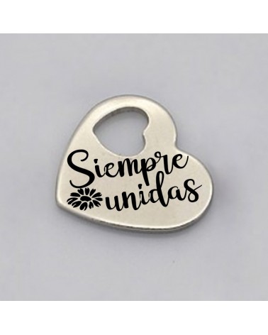 Coraz├│n para pulsera frase de amigas | Creasentidos