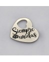 Coraz├│n para pulsera frase de amigas | Creasentidos
