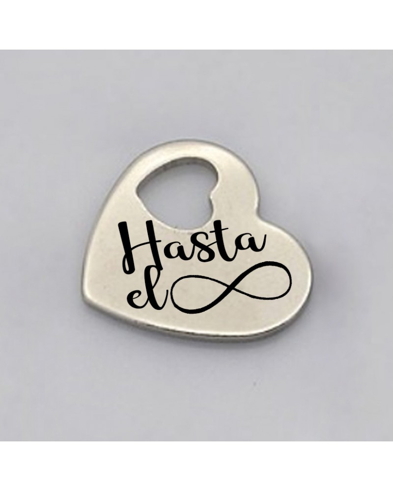 Coraz├│n para pulsera frase de amigas | Creasentidos