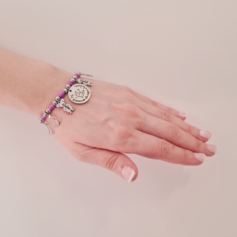 Pulsera con niños colgando | DCorazón