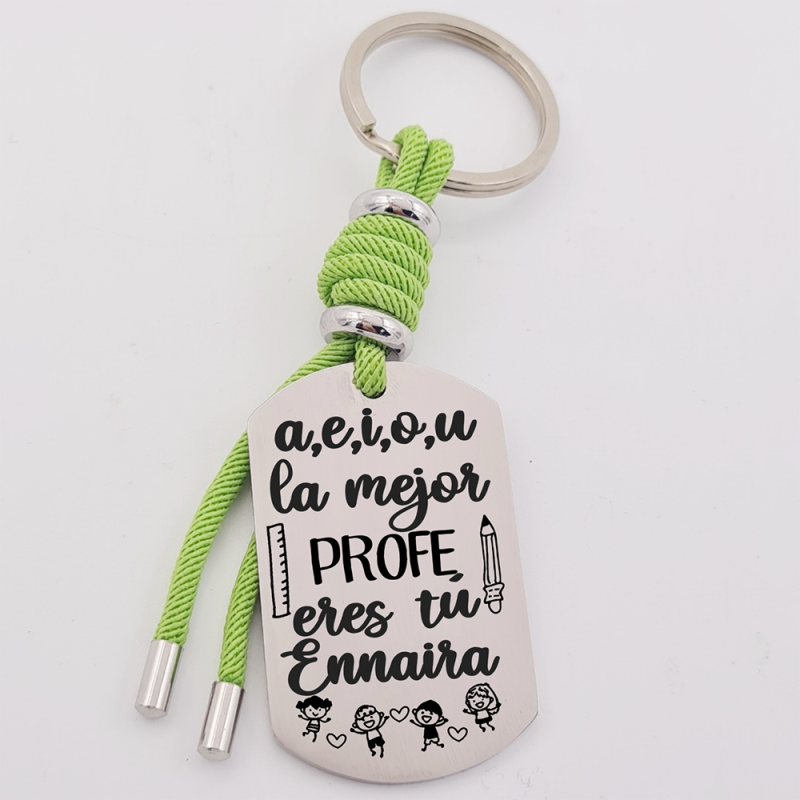 Regalos para profesores, llavero personalizado | Creasentidos