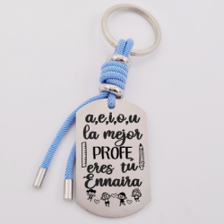 Regalos para profesores, llavero personalizado | Creasentidos
