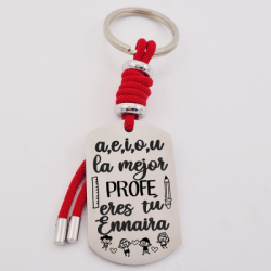 Regalos para profesores, llavero personalizado | Creasentidos