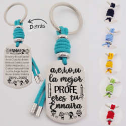 Regalos para profesores, llavero personalizado | Creasentidos