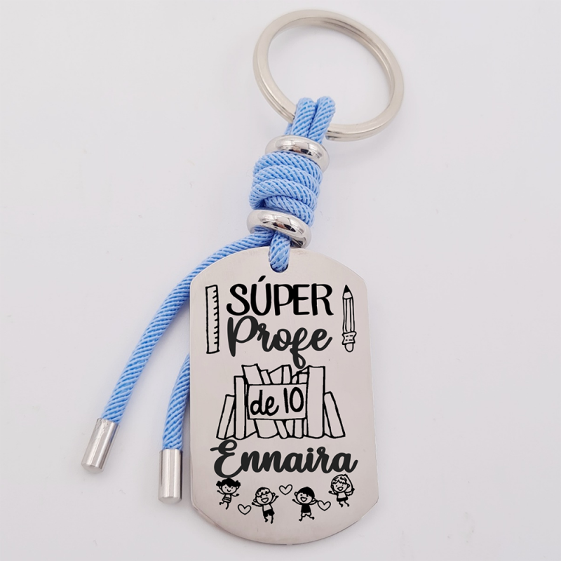 Regalos para profesores, llavero personalizado | Creasentidos