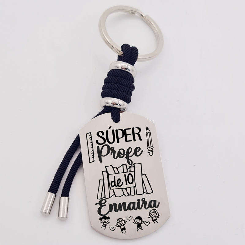 Regalos para profesores, llavero personalizado | Creasentidos