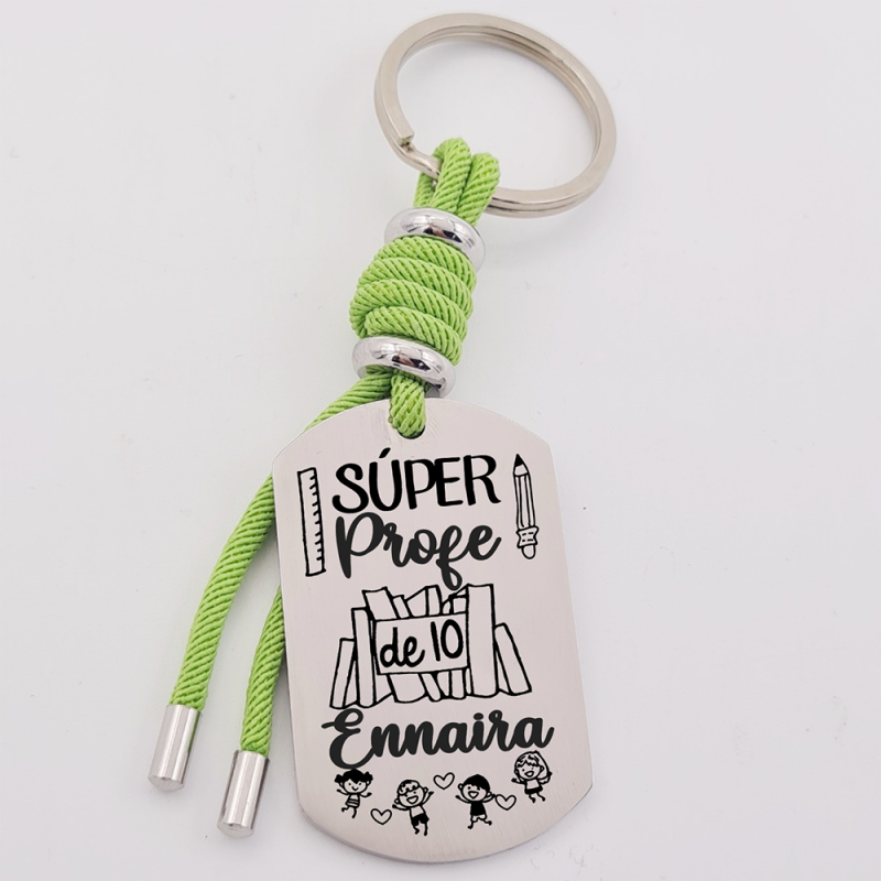 Regalos para profesores, llavero personalizado | Creasentidos