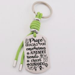 Regalos para profesores, llavero personalizado | Creasentidos