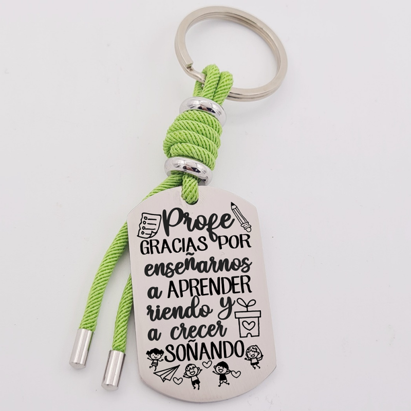 Regalos para profesores, llavero personalizado | Creasentidos