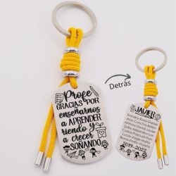 Regalos para profesores, llavero personalizado | Creasentidos