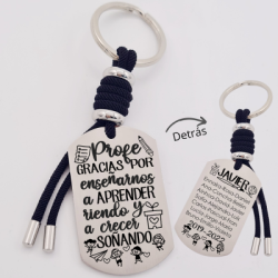 Regalos para profesores, llavero personalizado | Creasentidos