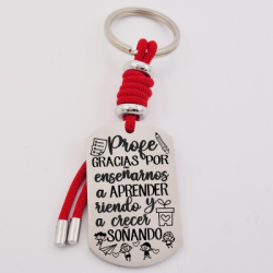 Regalos para profesores, llavero personalizado | Creasentidos