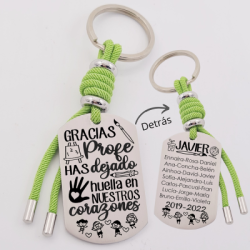 Regalos para profesores, llavero personalizado | Creasentidos