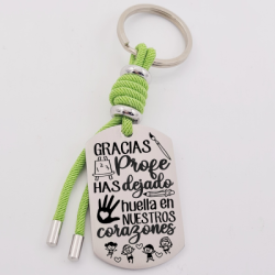 Regalos para profesores, llavero personalizado | Creasentidos