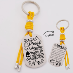Regalos para profesores, llavero personalizado | Creasentidos