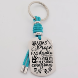 Regalos para profesores, llavero personalizado | Creasentidos