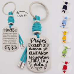 Regalos para profesores, llavero personalizado | Creasentidos