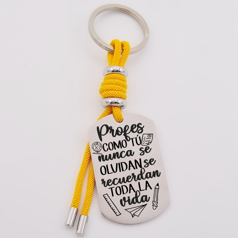 Regalos para profesores, llavero personalizado | Creasentidos