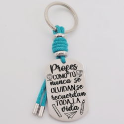 Regalos para profesores, llavero personalizado | Creasentidos