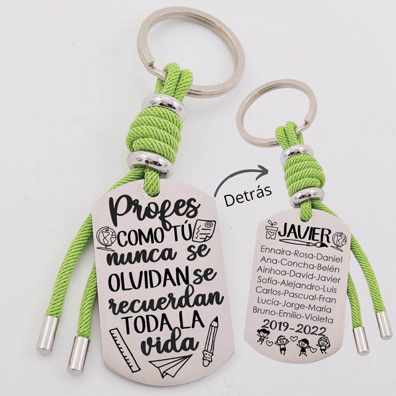 Regalos para profesores, llavero personalizado | Creasentidos