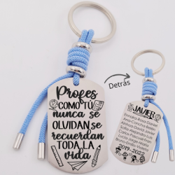 Regalos para profesores, llavero personalizado | Creasentidos